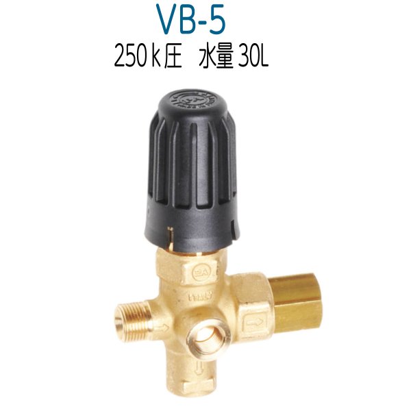 画像1: VB-5　高圧洗浄機アンローダバルブ  圧力計取付口付 (1)